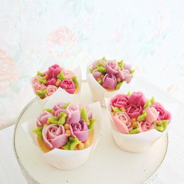 花束カップケーキ 4個セット 6