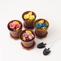 植木鉢ティラミス 2個入り スコップスプーン付