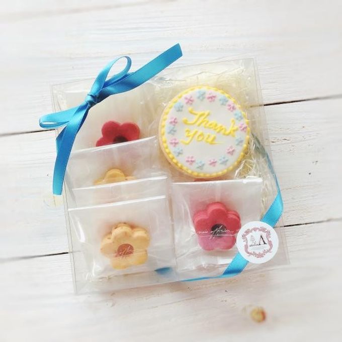 鹿児島特産フルーツ使用フリーメッセージアイシングクッキー＆かわいいお花のジャムクッキーセット 母の日2024 2