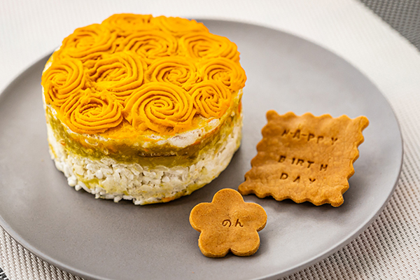 犬用3号サイズお米とお魚ケーキ（ange Caprice） | Cake.jp