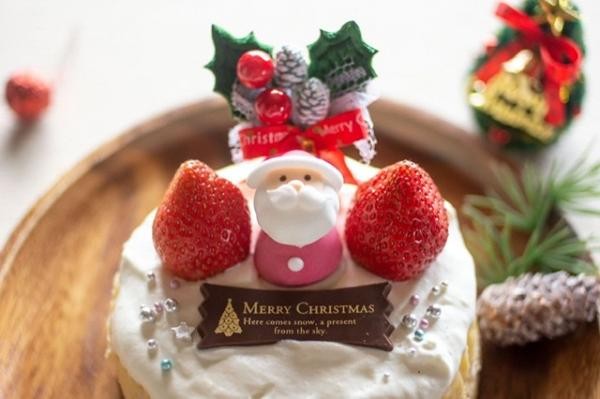 クリスマスケーキ クリームチーズケーキプレーン 4号（3～4名