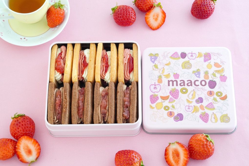 あまおう苺のクッキーサンド(ホワイトチーズ＆ショコラ)  ひな祭り2026 4