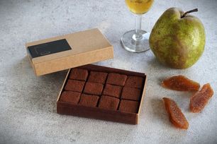 山形県産ラ・フランスと大吟醸酒粕の生チョコレート  バレンタイン2026