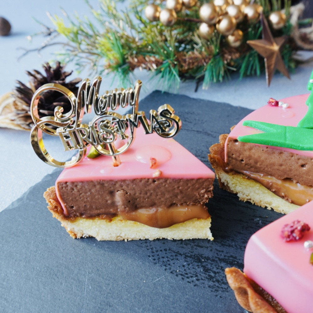 雪だるまの「だーさん」と楽しむチョコムースタルト（patisserie calme