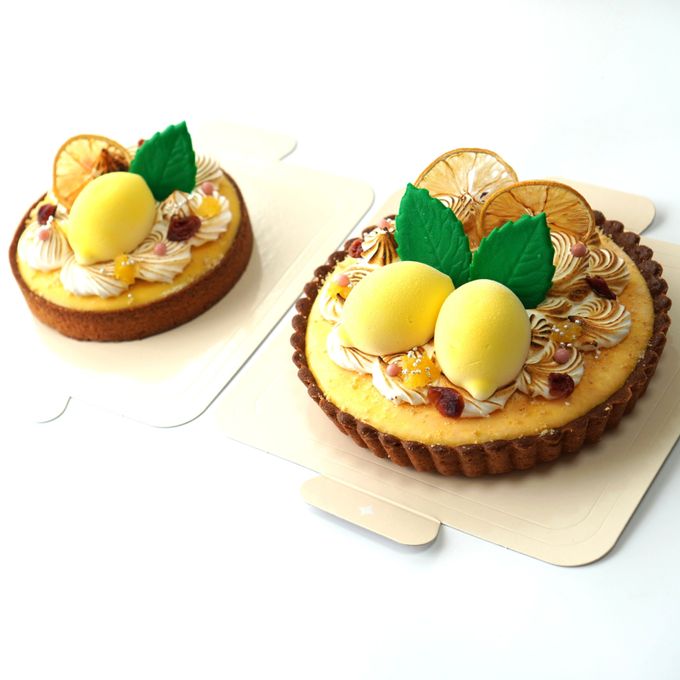 【瀬戸内レモン使用】 ふわふわメレンゲの濃厚レモンタルト 4号 6