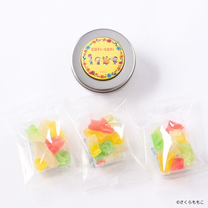 「COJI-COJI」オリジナル琥珀糖缶 3
