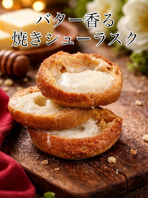 《ラスク》バター香る焼きシューラスク １０個入  1