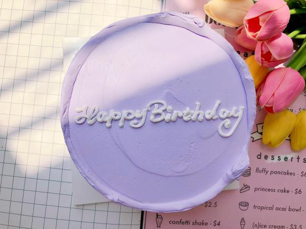 カラー選択♪シンプルセンイルケーキ 3号（decolne） | Cake.jp