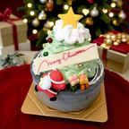サンタ、今年の仕事すでにあきらめました笑!クリスマスケーキ ４号&3号 クリスマス2025 2