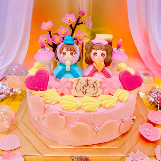 ギミックひなまつりケーキ ４号  3