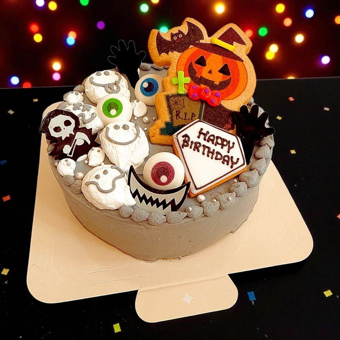 メッセージ&カラー選択可♪ハロウィンケーキ♪ 4号 ハロウィン2025 3