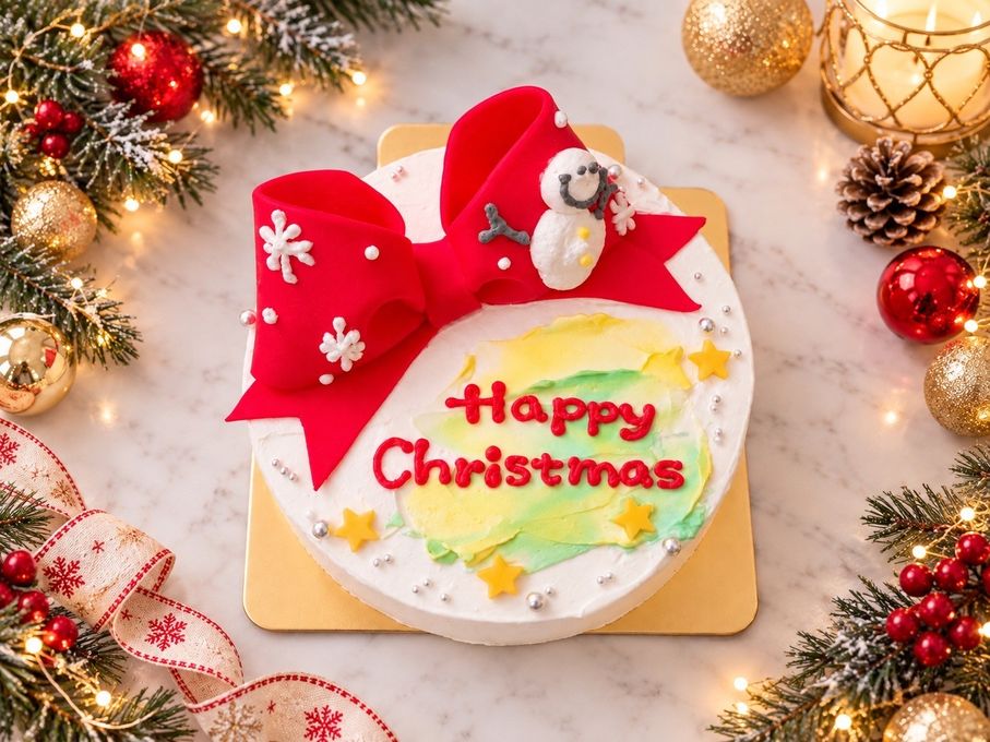 snowmanクリスマスケーキ  3号 クリスマス2026 3