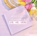 プリンセス豪華2段ケーキ♡カラー選択♪ 5号＆4号 センイルケーキ 6