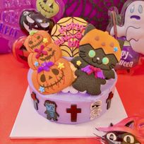 ナイトメアハロウィン2段ケーキ