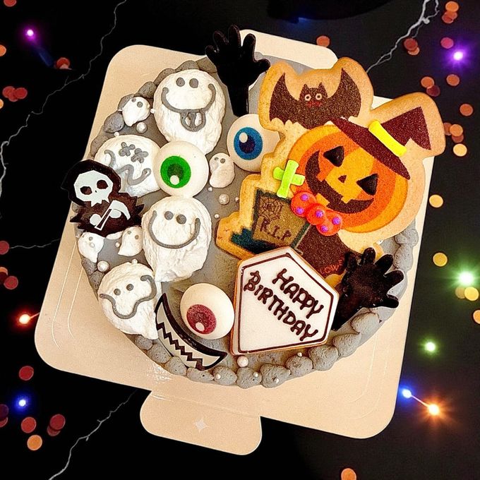 メッセージ&カラー選択可♪ハロウィンケーキ♪ 4号 ハロウィン2025 2