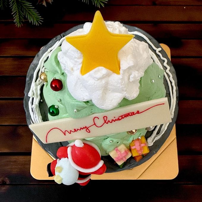 サンタ、今年の仕事すでにあきらめました笑!クリスマスケーキ ４号&3号 クリスマス2025 4