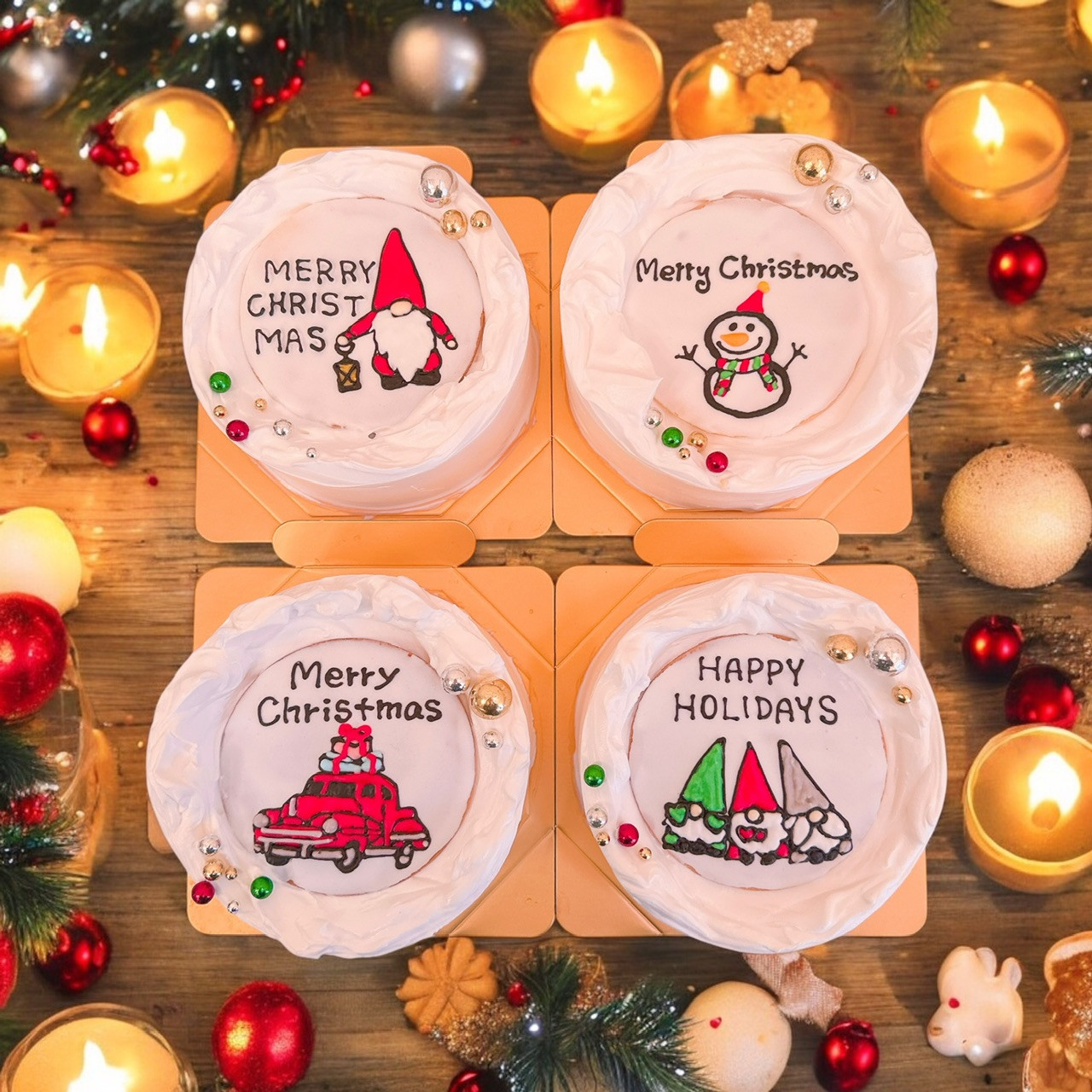 昭和レトロ クリスマス・オーナメント 6種