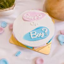 カラー選択♡ジェンダーリビールセンイルケーキ Boy？or Girl？ 5号