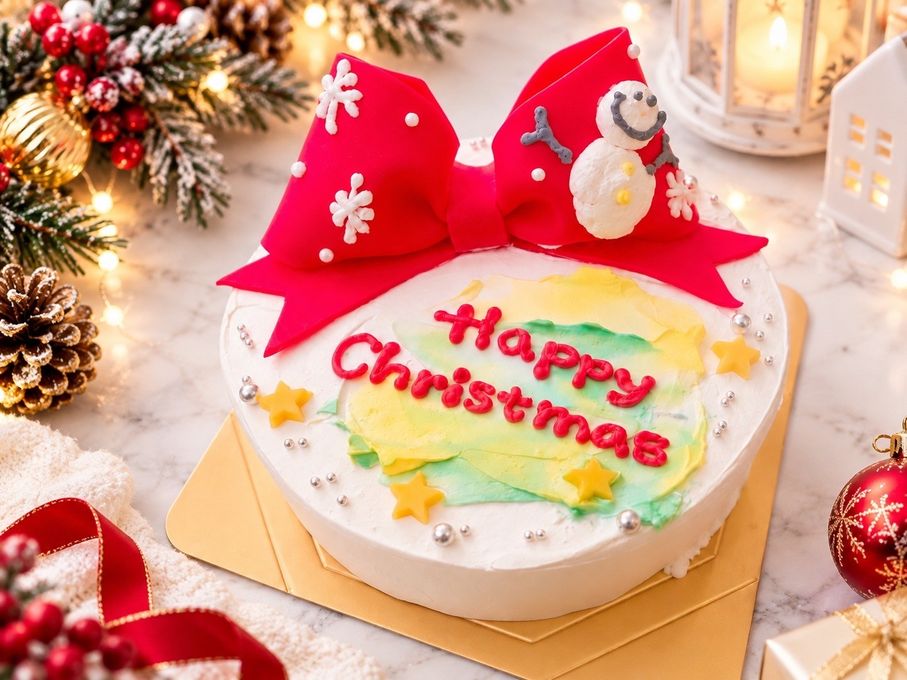 snowmanクリスマスケーキ  4号 クリスマス2026 1