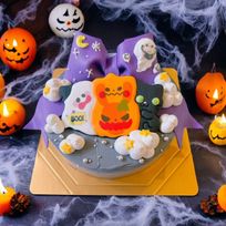 おばけリボンハロウィンケーキ 5号