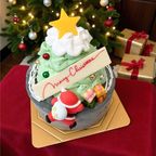 サンタ、今年の仕事すでにあきらめました笑!クリスマスケーキ ４号&3号 クリスマス2025 3