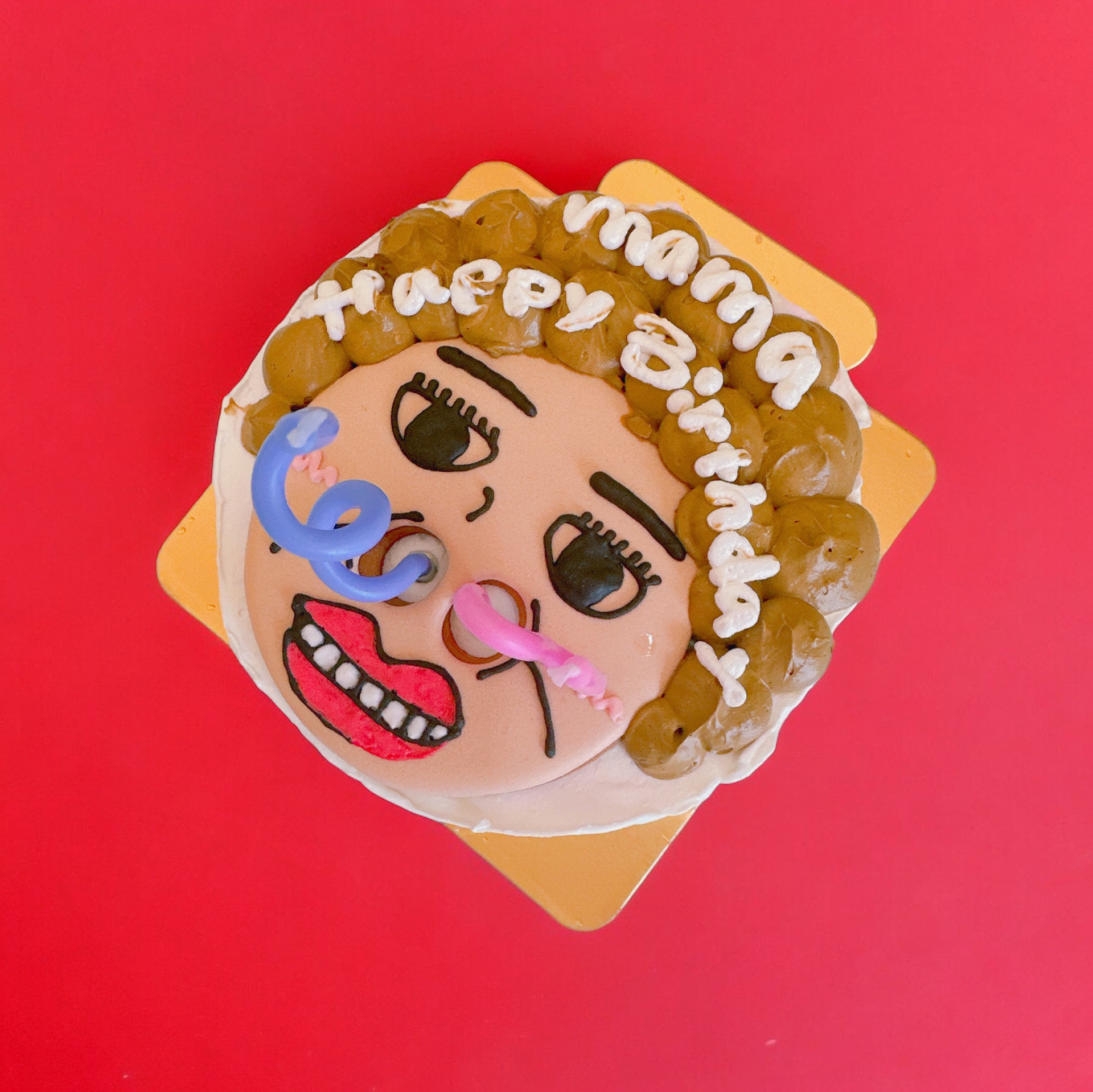 カスタム可♪おもしろお母さんサプライズケーキ4号 （decolne） | Cake.jp