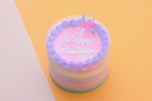 虹色creamアイスケーキ