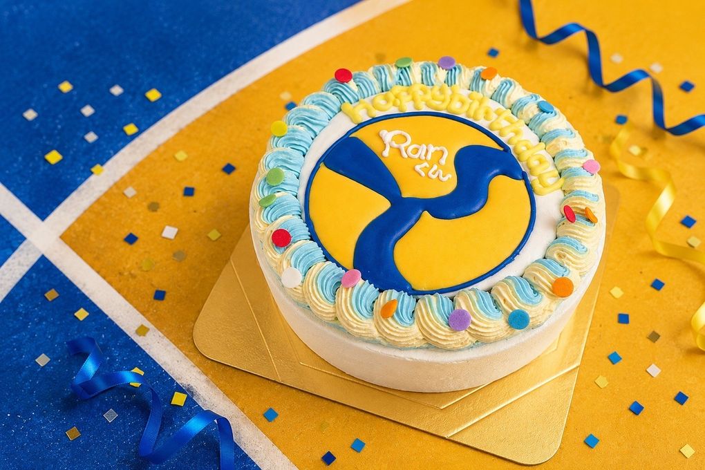 選べるカラー⭐︎バレーボールケーキ 4号 2