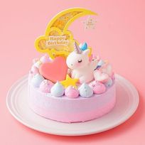 メッセージ可！ユニコーンムーンケーキ 4号 