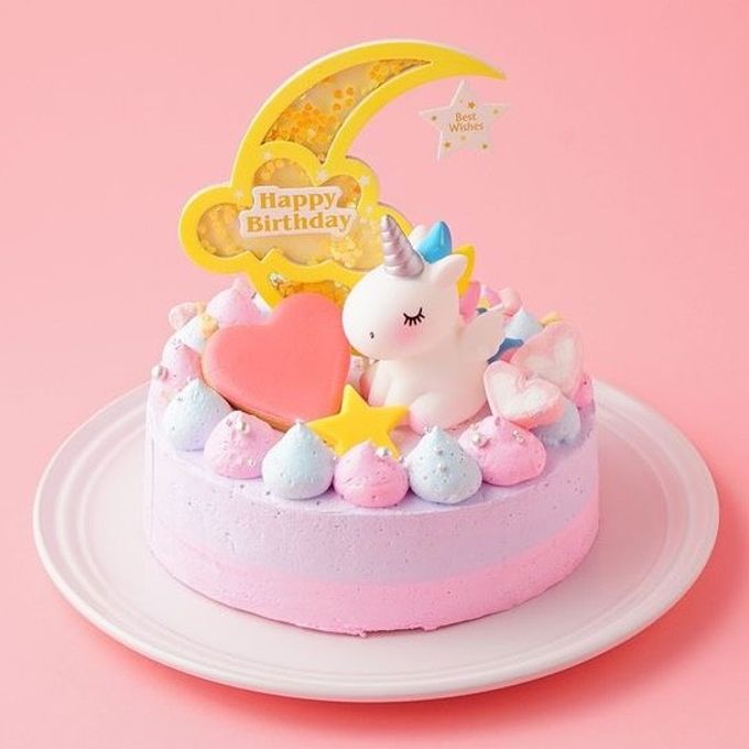 メッセージ可！ユニコーンムーンケーキ 4号  1