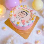 新商品！自作絵プリントケーキ 写真ケーキ 4号  2