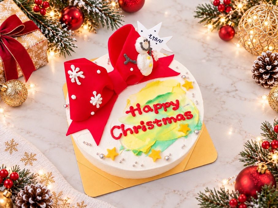 snowmanクリスマスケーキ  4号 クリスマス2026 2