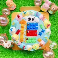 ブロックこいのぼりケーキ 4号