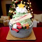 サンタ、今年の仕事すでにあきらめました笑!クリスマスケーキ ４号&3号 クリスマス2025 1
