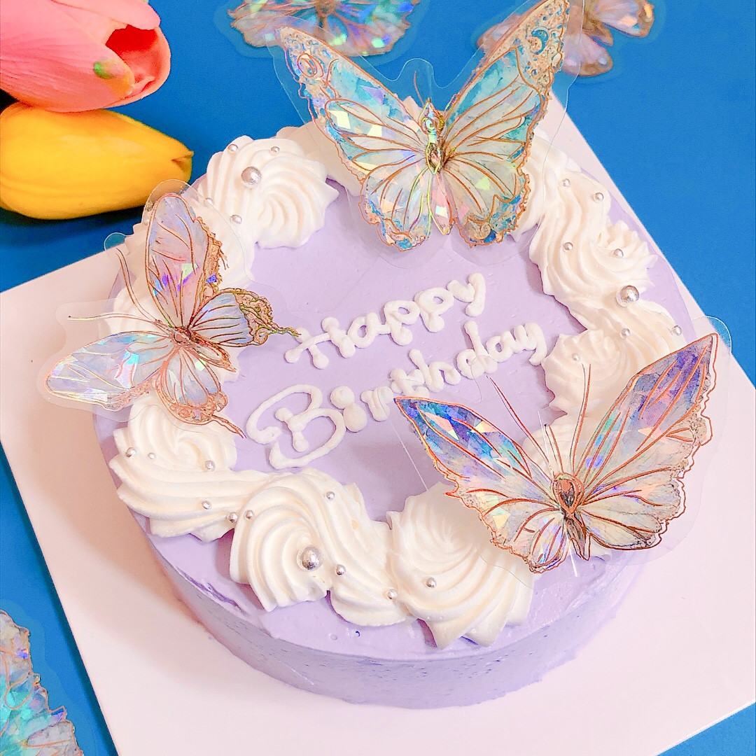 値下！【USED】  ケーキディッシュ カラフルセンイルケーキ 5号（decolne） | Cake.jp