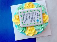 選べるカラー♪父の日&バースデーローズケーキ 4号  3