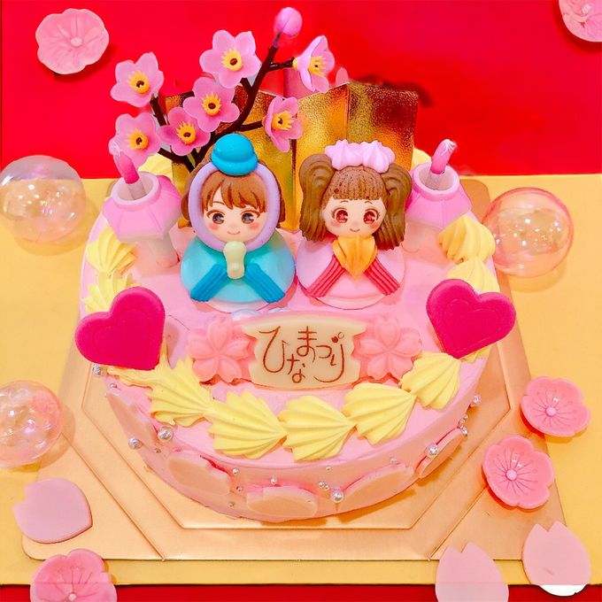 ギミックひなまつりケーキ ４号  2