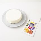 飾って楽しい お花のカッサータ 5号ハーフサイズ 7