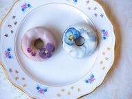 【gmgm】スワッグセット -ノワール-（リースフィナンシェ2個・ミニスワッグ・お花のマグネット） 2