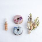 【gmgm】スワッグセット -ノワール-（リースフィナンシェ2個・ミニスワッグ・お花のマグネット） 1