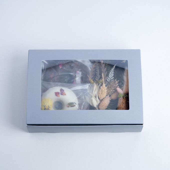 【gmgm】スワッグセット -ブルーム-（リースフィナンシェ2個・ミニスワッグ・お花のマグネット） 2