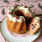 季節のクグロフケーキ 桜まっちゃ味 5