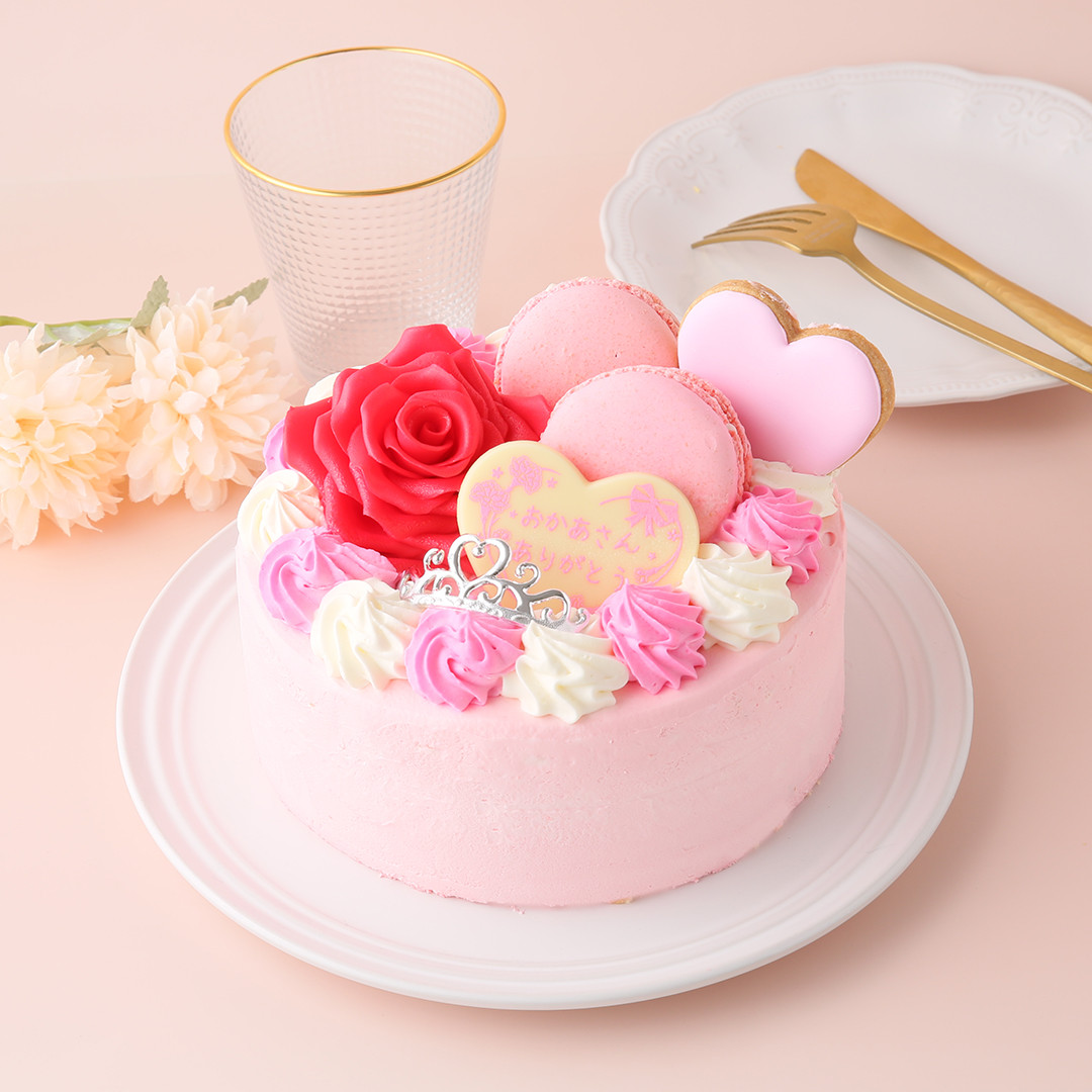 ローズデコレーション 5号（♡Le Lis♡） | Cake.jp