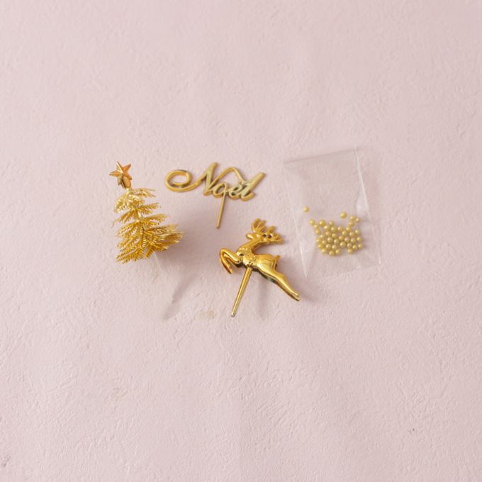 クリスマスケーキ「Noel」ゴールド 4号  ショートケーキ 7