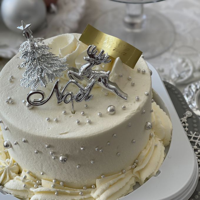 クリスマスケーキ「Noel」シルバー 4号  ショートケーキ クリスマス2025 7