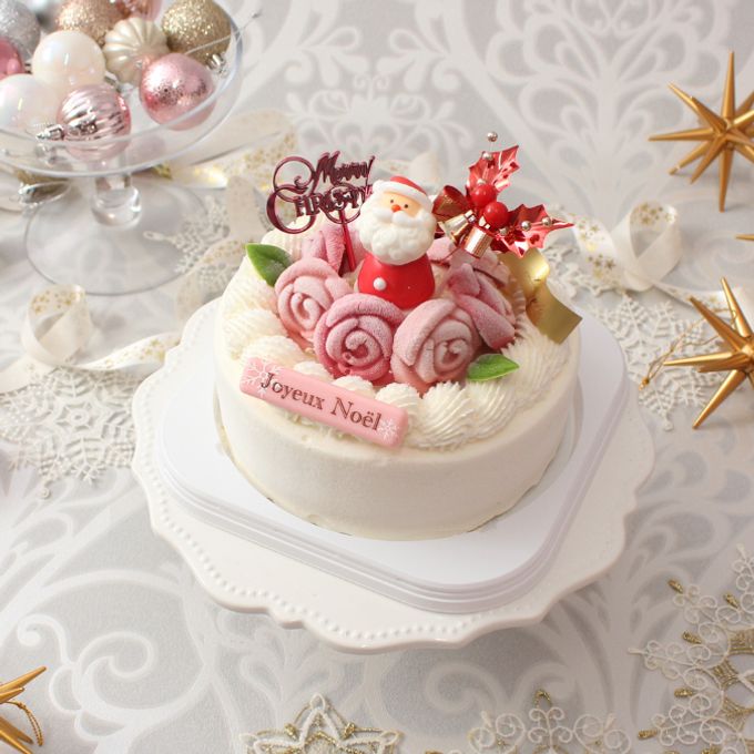 クリスマスジュエルローズ  イチゴのケーキ5号 クリスマス2025 2