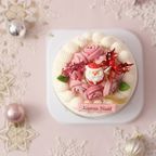 クリスマスジュエルローズ  イチゴのケーキ5号 クリスマス2025 4