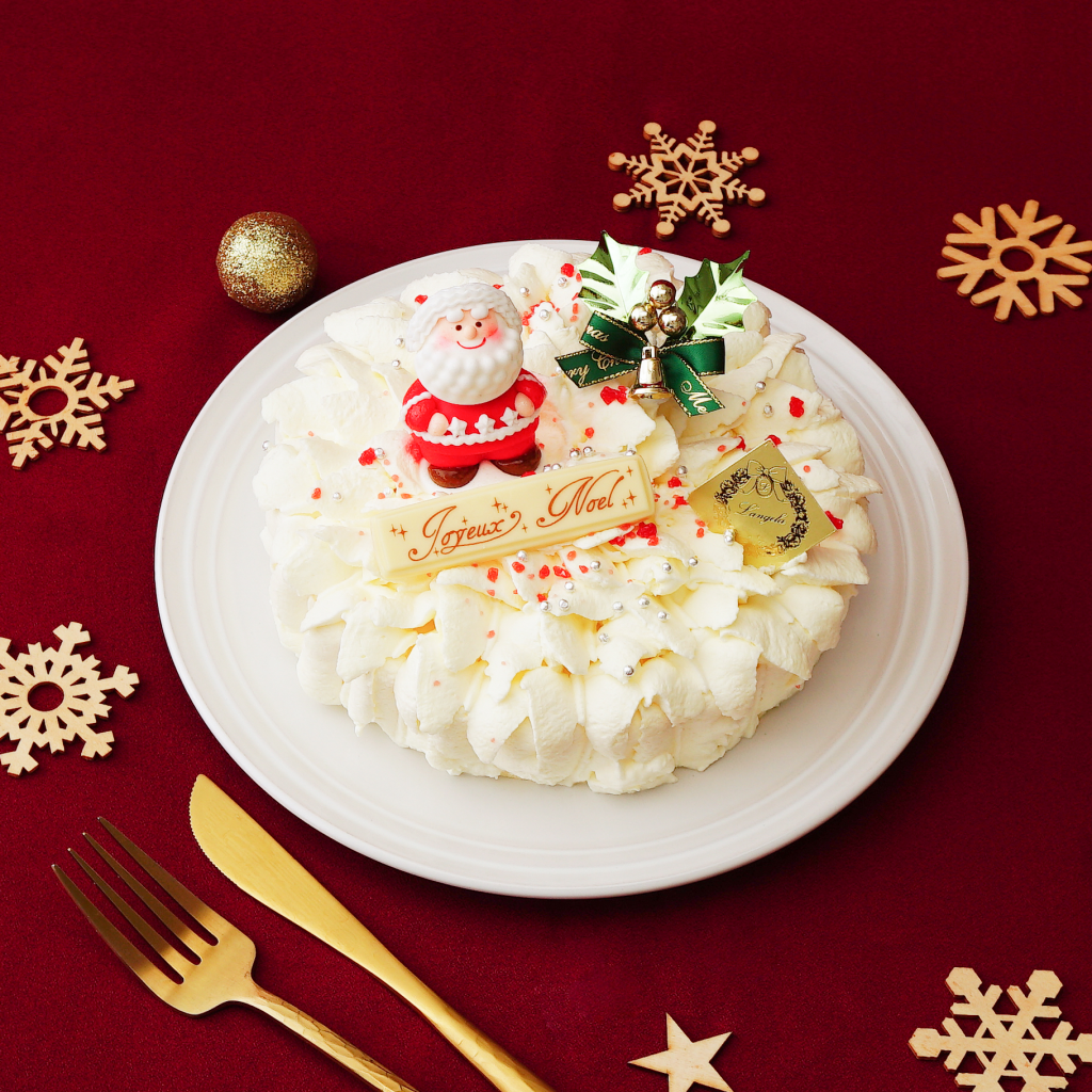 ホワイトローズ レアチーズケーキ 5号 クリスマス2023 1