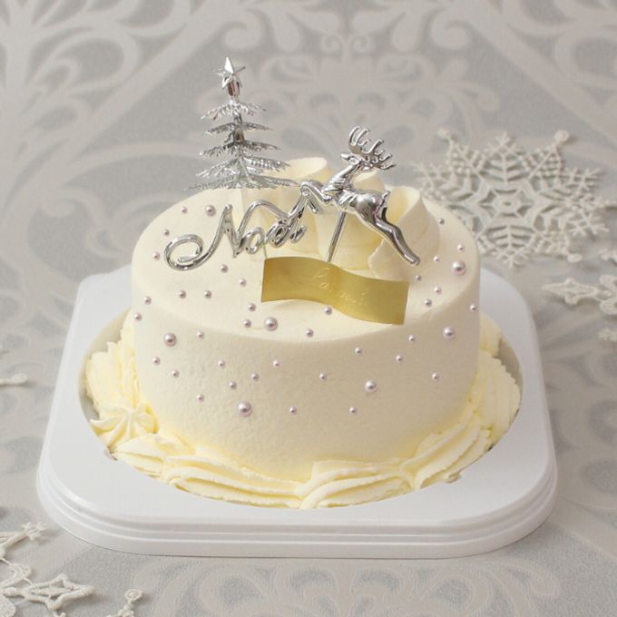 クリスマスケーキ「Noel」シルバー 4号  ショートケーキ クリスマス2025 3
