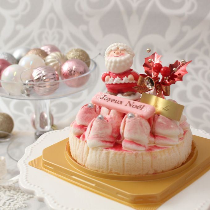 クリスマスベイクドチーズケーキ 4号ケーキ グルテンフリー クリスマス2025 3